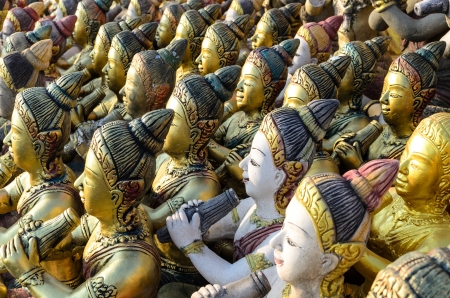 Many buddha sculpture in Thailand