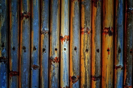 Thai bamboo texture and backgroundの写真素材