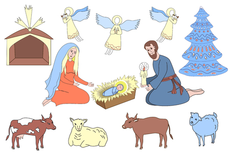 Design elements of native scene.のイラスト素材