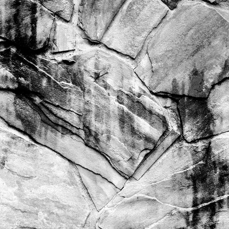 texture or background wall of shabby paint and plaster cracksの写真素材