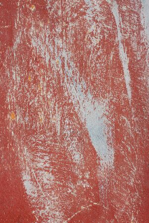 texture scratches on plaster of red colour