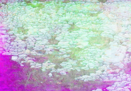 grunge texture of the old cracked paint with rust on metal backgroundの写真素材