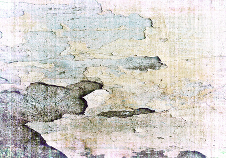 texture of shabby paint and plaster cracksの写真素材