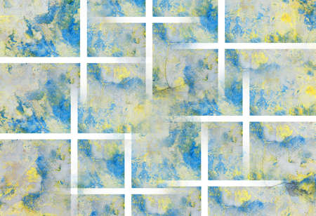 texture of shabby paint and plaster cracks backgroundの写真素材