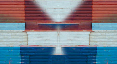 grunge color texture with symmetrical patternの写真素材