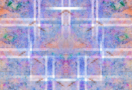 grunge color texture with symmetrical patternの写真素材