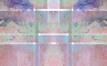 old grunge background with symmetrical pattern