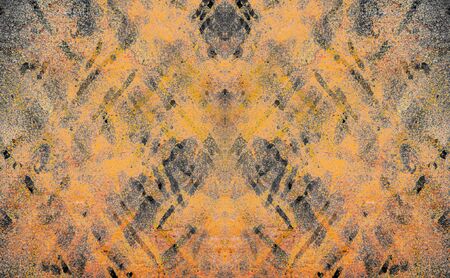 old grunge background with symmetrical pattern