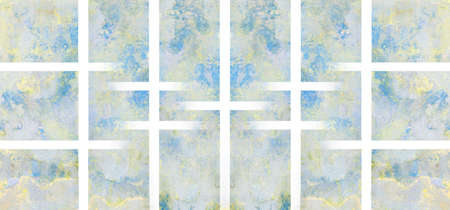 symmetrical background with patternの写真素材