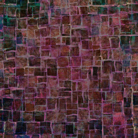 colorful mosaic of different stonesの写真素材