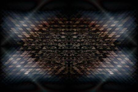 Retro Abstract Geometric Background