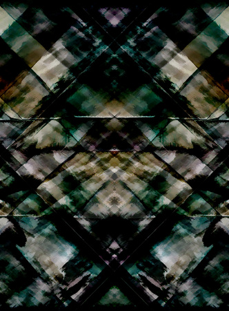 Dark Grunge Geometric Patternの写真素材