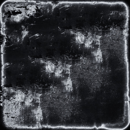 Grunge black and white scratch distress textureの写真素材