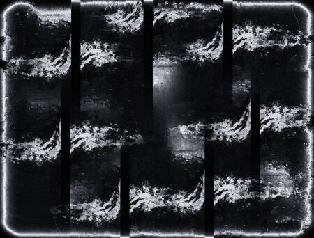 abstract geometric textured monochrome background in black and white colors