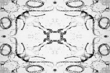 Dark Grunge Geometric Patternの写真素材