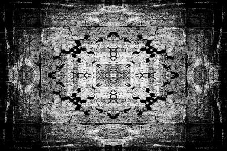 Dark Grunge Geometric Patternの写真素材