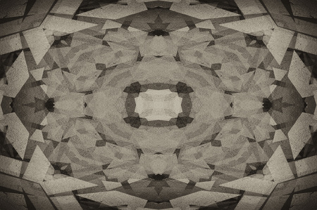 sepia tone grunge wallの写真素材