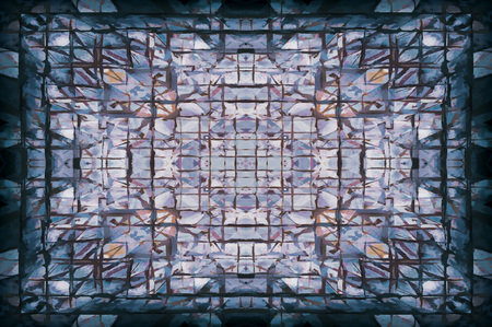colorful mosaic of different stonesの写真素材