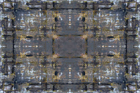 symmetrical wall backgroundの写真素材