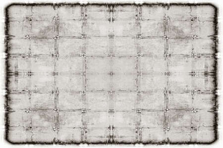 Black and white monochrome old grunge vintage weathered background abstract antique texture with retro patternの写真素材