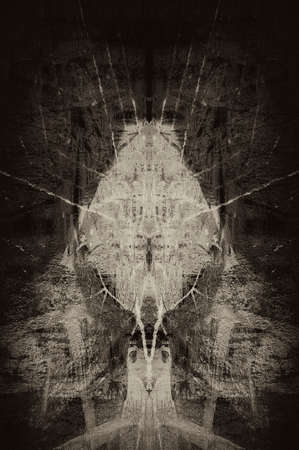 Abstract painted grunge background
