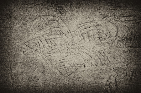 Old sepia grunge vintage weathered background abstract antique texture with retro patternの写真素材