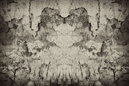 Dark Grunge Geometric Patternの写真素材