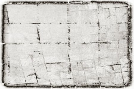 Black and white monochrome old grunge vintage weathered background abstract antique texture with retro patternの写真素材
