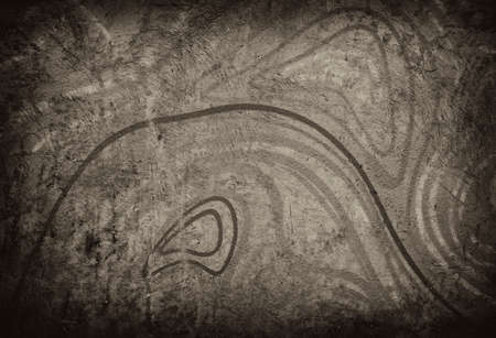 black wall abstract grunge textureの写真素材