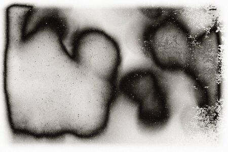 Black and white monochrome old grunge vintage weathered background abstract antique texture with retro patternの写真素材