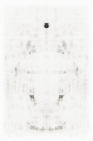 Black and white monochrome old grunge vintage weathered background abstract antique texture with retro patternの写真素材