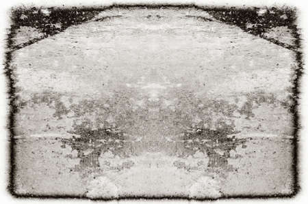 Black and white monochrome old grunge vintage weathered background abstract antique texture with retro patternの写真素材