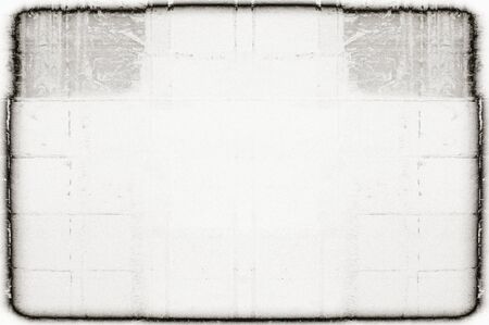 Black and white monochrome old grunge vintage weathered background abstract antique texture with retro patternの写真素材