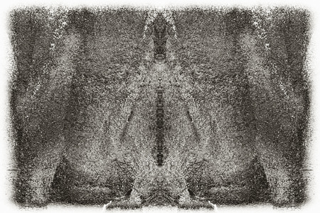Black and white monochrome old grunge vintage weathered background abstract antique texture with...