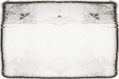 Black and white monochrome old grunge vintage weathered background abstract antique texture with retro patternの写真素材