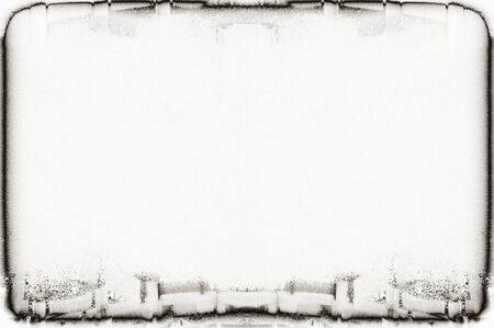 Black and white monochrome old grunge vintage weathered background abstract antique texture with retro patternの写真素材