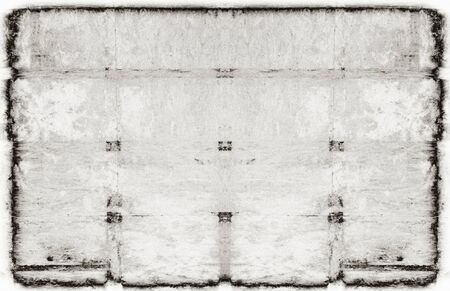 Black and white monochrome old grunge vintage weathered background abstract antique texture with...