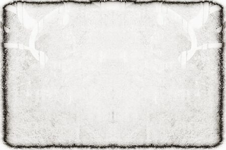 Black and white monochrome old grunge vintage weathered background abstract antique texture with retro patternの写真素材