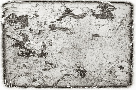 Black and white monochrome old grunge vintage weathered background abstract antique texture with...