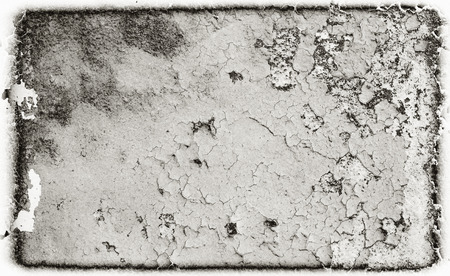 Black and white monochrome old grunge vintage weathered background abstract antique texture with...