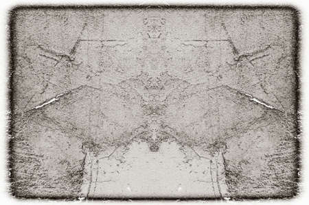 Black and white monochrome old grunge vintage weathered background abstract antique texture with retro patternの写真素材