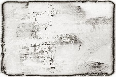 Black and white monochrome old grunge vintage weathered background abstract antique texture with retro patternの写真素材