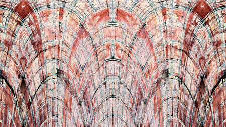 Old color grunge vintage weathered background abstract antique texture with retro pattern. 16:9 aspect ratioの写真素材