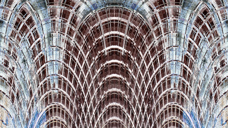 Old color grunge vintage weathered background abstract antique texture with retro pattern. 16:9 aspect ratioの写真素材