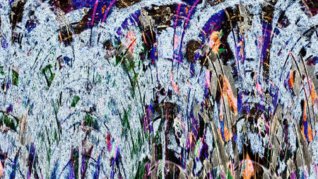 Old color grunge vintage weathered background abstract antique texture with retro pattern. 16:9 aspect ratioの写真素材