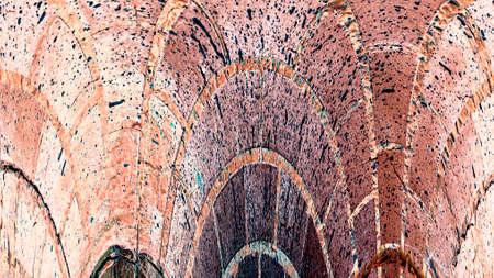 Old grunge vintage weathered background abstract antique texture with retro pattern. 16:9 aspect...