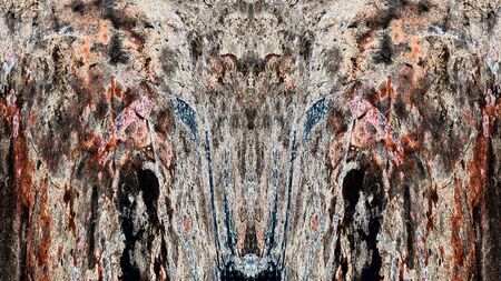 Old grunge vintage weathered background abstract antique texture with retro pattern. 16:9 aspect ratioの写真素材