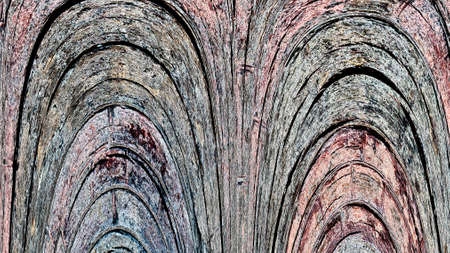 Old grunge vintage weathered background abstract antique texture with retro pattern. 16:9 aspect ratioの写真素材