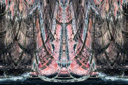 Old color grunge vintage weathered background abstract antique texture with retro patternの写真素材