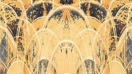 Old color grunge vintage weathered background abstract antique texture with retro pattern. 16:9 aspect ratioの写真素材